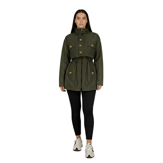 Dark Green Waterproof Fur-Lined Parka